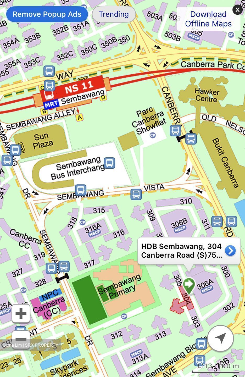 Blk 304 Canberra Road (Sembawang), HDB 5 Rooms #502671021